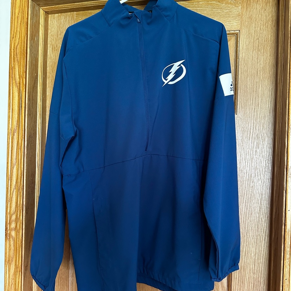 Tampa Bay Lightning Adidas Quarter-Zip Jacket